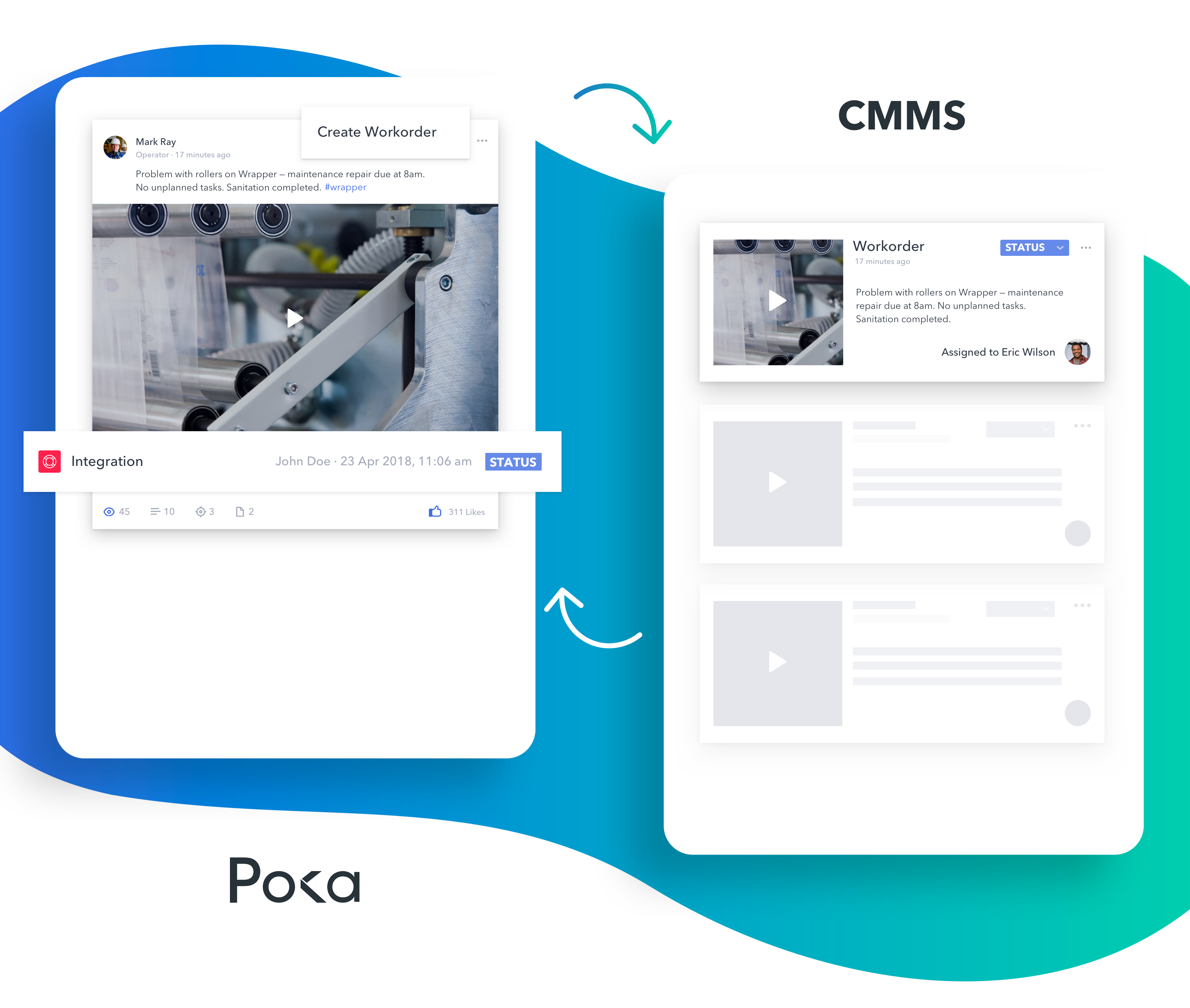 cmms and poka connection