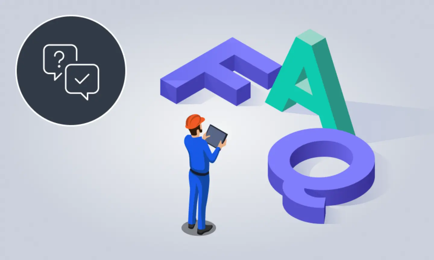 Illustration of frequently asked questions