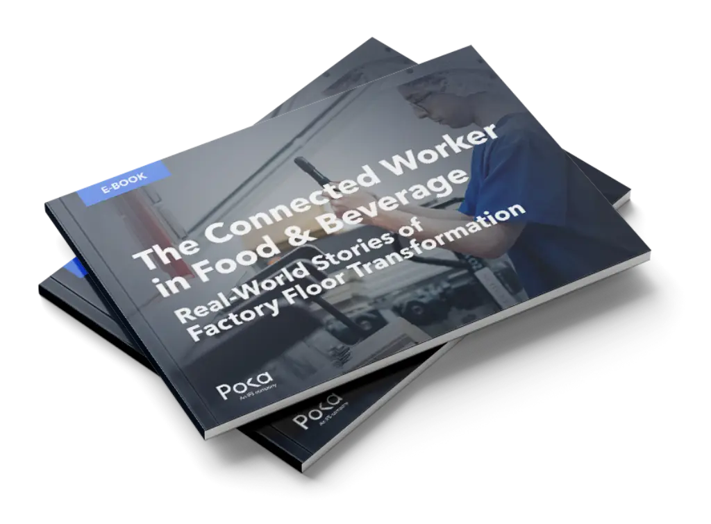 Cover image of The Connected Worker in Food & Beverage: Real-World Stories of Factory Floor Transformation e-book