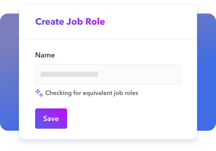 Illustration of Poka ai - create job role and duplicate detection